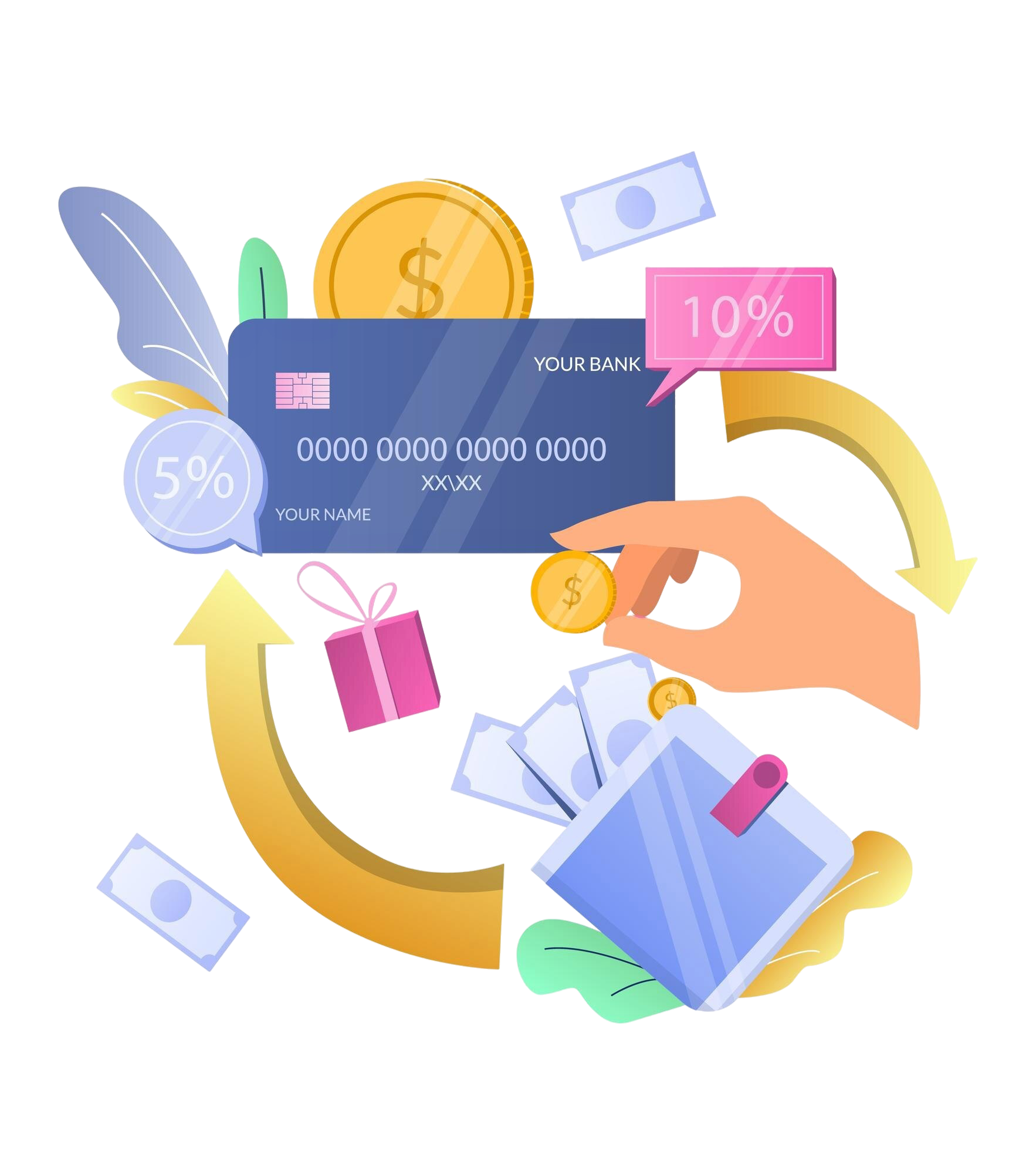 Financial Growth Illustration